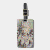 Mosaic buddha standbeeld Thunder_Cove Bagagelabel (Voorkant verticaal)