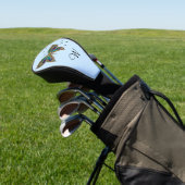 Mosaic Butterfly Blue Golfheadcover (Insitu)