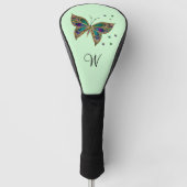 Mosaic Butterfly Green Golfheadcover (Voorkant)