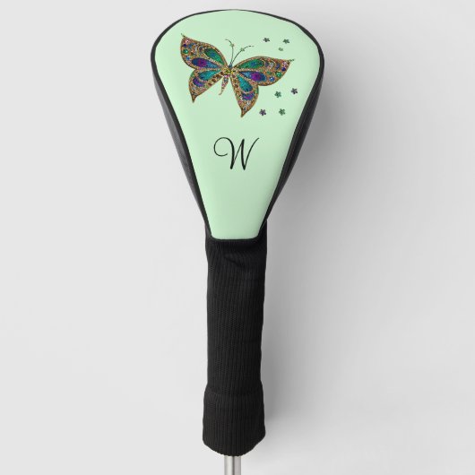 Mosaic Butterfly Green Golfheadcover (Voorkant)