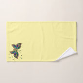 Mosaic Butterfly Yellow Bad Handdoek (Handdoek)
