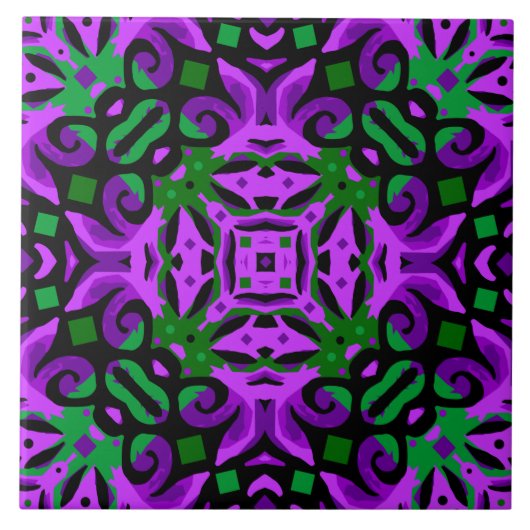 Mosaic Ceramic Tile Tegeltje (Voorkant)