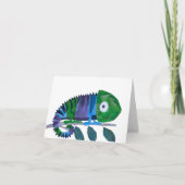 Mosaic Chameleon Card Kaart (Voorkant)