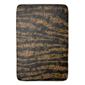 Mosaic Chic Elegant Safari Glam Oerwoud Badmat (Voorkant Verticaal)