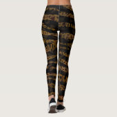 Mosaic Chic Elegant Safari Glam Oerwoud Leggings (Achterkant)