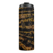 Mosaic Chic Elegant Safari Glam Oerwoud Party Thermosbeker (Voorkant)