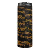 Mosaic Chic Elegant Safari Glam Oerwoud Party Thermosbeker (Achterkant)