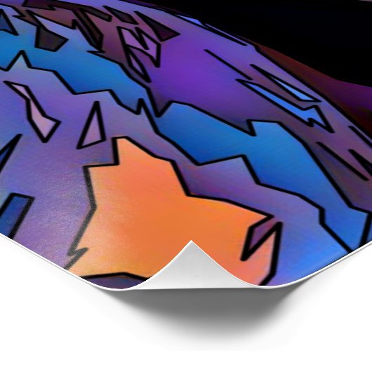 Mosaic Chimp Perfect Poster (Hoek)