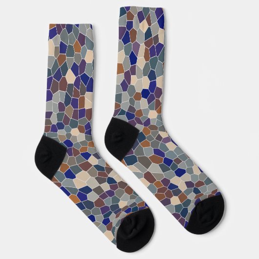 Mosaic Cool Trendy Modern Pattern Sokken (Rechts)