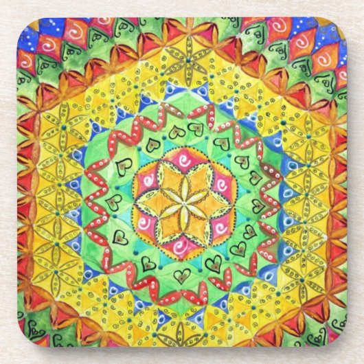 Mosaic Cork Onderzetter (Voorkant)