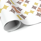 Mosaic Cross Pattern Cadeaupapier (Rol Hoek)