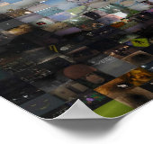 Mosaic Daisies 10 Poster (Hoek)