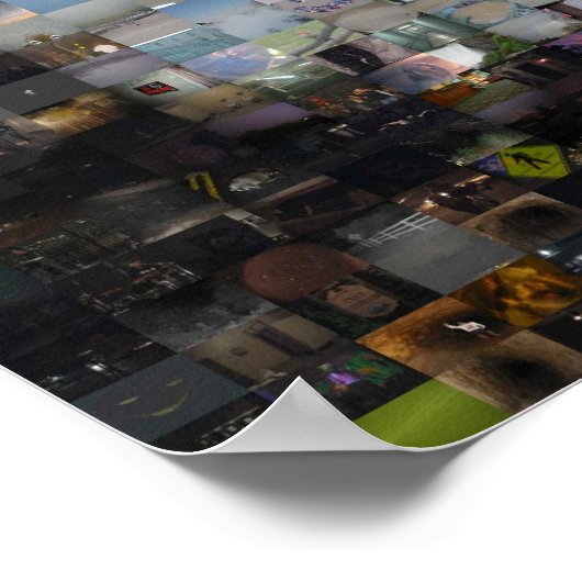 Mosaic Daisies 10 Poster (Hoek)