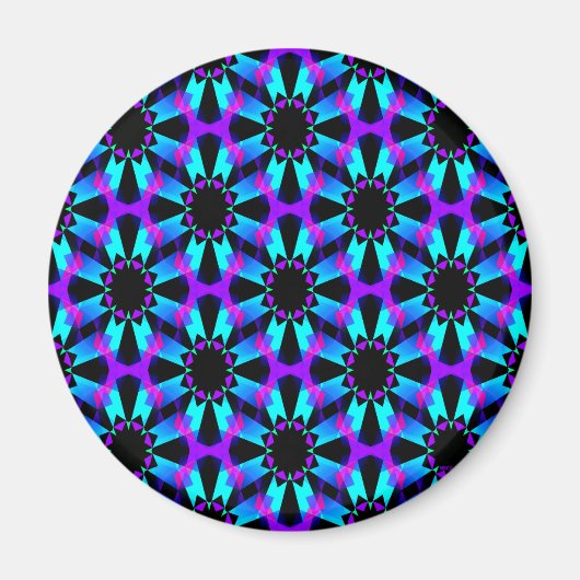 Mosaic de fleur..... magneet (Voorkant)