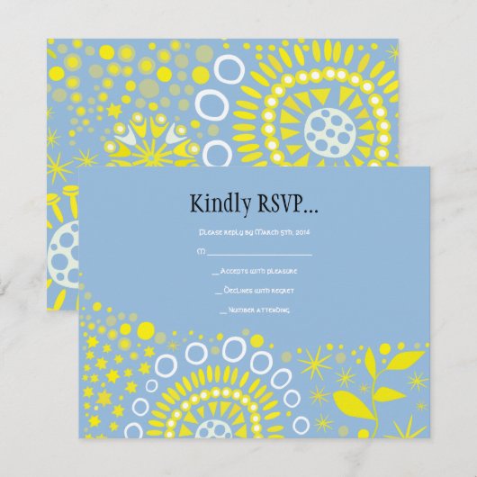 MOSAIC DOVE oF PEACE Bat Mitzvah Uitnodiging (Voorkant / Achterkant)