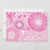 MOSAIC DOVE van PEACE Jewish Baby Naming Invitatio Kaart (Achterkant)