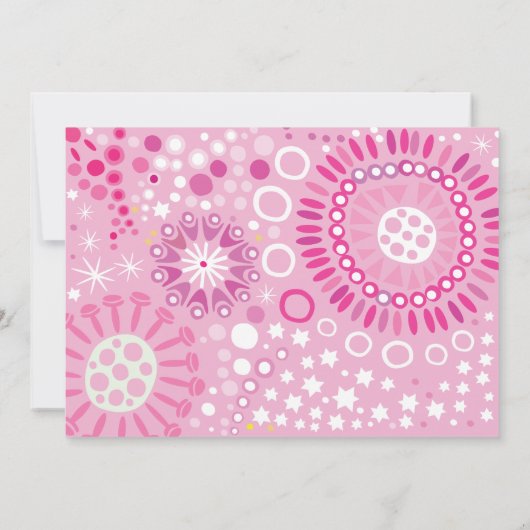 MOSAIC DOVE van PEACE Jewish Baby Naming Invitatio Kaart (Achterkant)