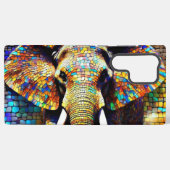 Mosaic Elephant Samsung Galaxy Hoesje (Achterkant horizontaal)