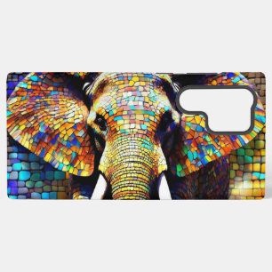 Mosaic Elephant Samsung Galaxy Hoesje