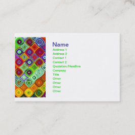 Mosaic Fine Fractal Art Visitekaartje