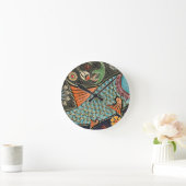 Mosaic Fish Fash Ronde Klok (Huis)