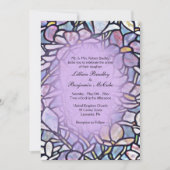 Mosaic Floral Tegel Wedding Kaart (Voorkant)