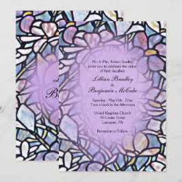 Mosaic Floral Tegel Wedding Kaart