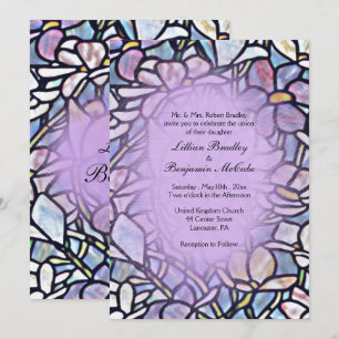 Mosaic Floral Tegel Wedding Kaart