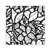 Mosaic Floral Tegels Rubberstempel (Afrduk)