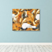 MOSAIC FOX CANVAS AFDRUK (Insitu (Houten vloer))