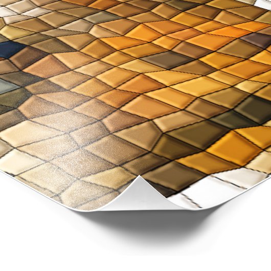 MOSAIC FOX FOTO AFDRUK (Hoek)