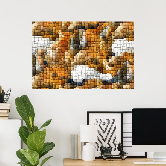 MOSAIC FOX POSTER (Thuiskantoor)