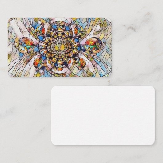 Mosaic Fractal Visitekaartje (Voorkant / Achterkant)