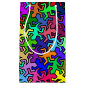 Mosaic Geckos Pattern - gekleurd Klein Cadeauzakje (Voorkant)