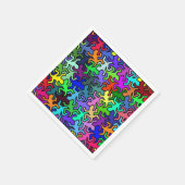 Mosaic Geckos Pattern - gekleurd Servetten (Hoek)