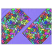 Mosaic Geckos Pattern - gekleurd Tafelkleed (Voorkant (Horizontaal))