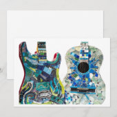 Mosaic Gitaarcollectie Boho Chic Kaart (Voorkant / Achterkant)