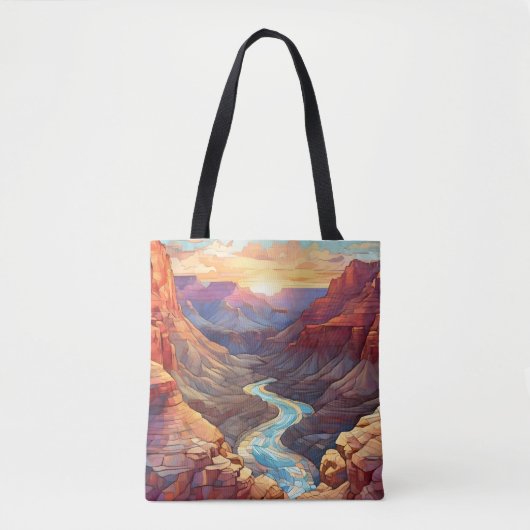 Mosaic Grand Canyon Tote Bag (Voorkant)