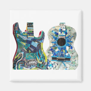 Mosaic Guitar Collectie Boho Chic Magneet