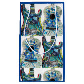 Mosaic Guitar Lover Gift Bag Klein Cadeauzakje (Voorkant)