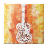 Mosaic Guitar Tegeltje (Voorkant)