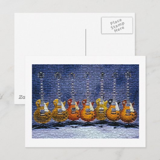 Mosaic Guitars Briefkaart (Voorkant / Achterkant)