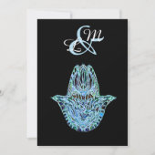 Mosaic Hamsa Hand Kaart (Voorkant)