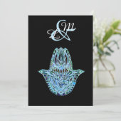 Mosaic Hamsa Hand Kaart (Staand voorkant)