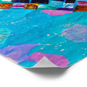 Mosaic Heart Collage Poster (Hoek)