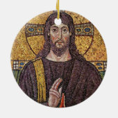 Mosaic Jesus Ornament (Achterkant)
