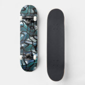 Mosaic Jigzaag Zee Skateboard (Voorkant)