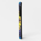 Mosaic Kaleidoscope Flower Blue and Yellow Case-Mate iPhone Case (Achterkant/links)
