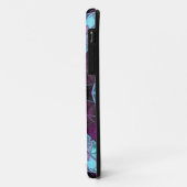 Mosaic Kaleidoscope Flower Blue en Paars Case-Mate iPhone Case (Achterkant/links)