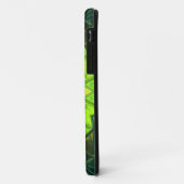 Mosaic Kaleidoscope Flower Green and Blue Case-Mate iPhone Case (Achterkant/links)
